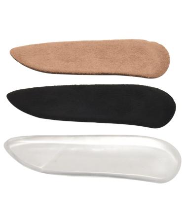 Medial & Lateral Heel Wedge Silicone Insoles for Supination and Pronation Corrective Adhesive Gel Shoe Inserts for Bow Legs Foot Alignment Knock Knee Pain 333170