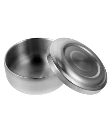 Doitool shaving shell travel shavinga -nava para hombres bowl made of stainless steel shaving razor holder shaving soap in a bowl soap for men rustproof steel cups made of stainless steel man silver 11x11x6.5cm