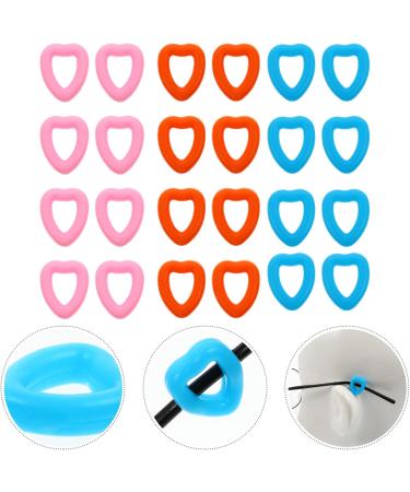 Buy Homsfou Heart Shape Slipproof Ear Clips for Women - Silicone Glasses Bands & Holders - Buy Online on GoSupps.com