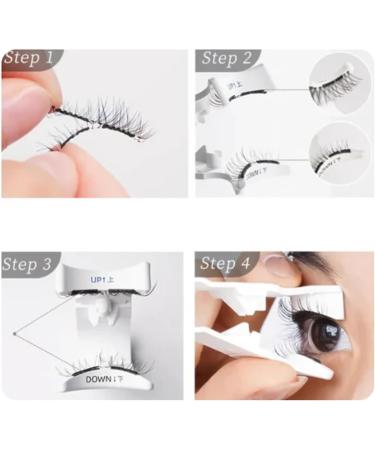 Crafty Magnetic Eyelashes Krafty Co Magnetic Eyelashes Crafty Magnetic Lashes No Glue or Liner Needed Reusable Natural Look Magnetic Lashes (Natural) - Buy Online on GoSupps.com
