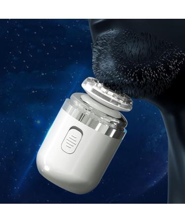 Portable Multifunctional Capsule Shaver 2024 New Mini Shavers for Men Type-C Charging Washable Automatic Men's Electric Shaver Mini Portable Electric Shaver (White2Pcs) - Buy Online on GoSupps.com