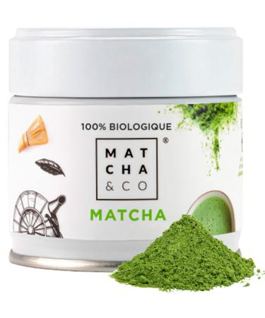Matcha & CO | Th Matcha Biologique Original 100% Qualit C r monielle Sans Pesticides Poudre de Th Vert du Japon 30 g