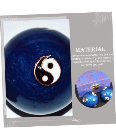 Handmade Health Massage Handball Set | Deep Tissue Yoga Balls | Decorative Marble Manual Gym Ball - Buy Online on GoSupps.com