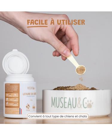 Brewer's Yeast Powder for Dogs and Cats - Source of Vitamin B - 100% Natural Food Supplement - 100g - Buy Online on GoSupps.com