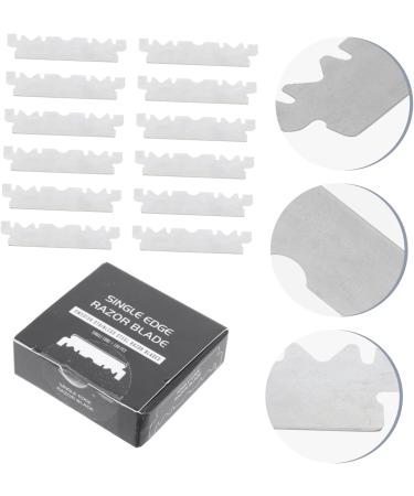 FRCOLOR 400 Pcs Razor Blade Face Razor - Stainless Steel Manual Shaving Cutter for Barbershop & Home Use - Buy Online on GoSupps.com