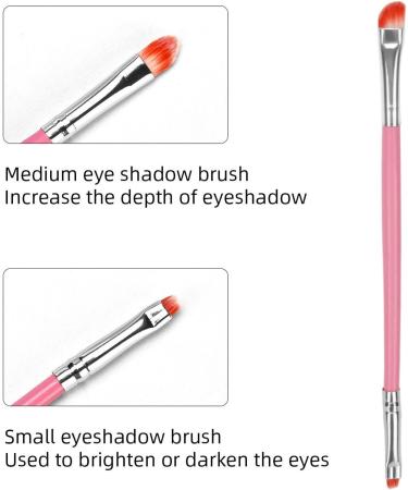 Eye Shadow Brush Skin Friendly Eye Makeup Brush Set for Office for Home for Travel - Buy Online on GoSupps.com