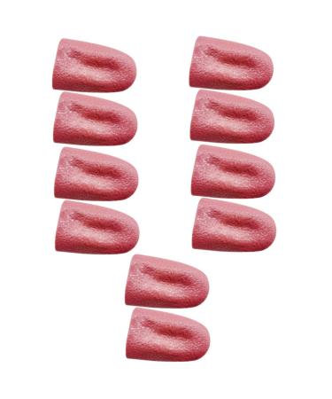 Toyvian 10 pcal false tongue tongue piercing strike Wurm toy Halloween-Streich-Requisite False cat tongue fake trousers real looking tongue peel gel woman pliers clown as shown