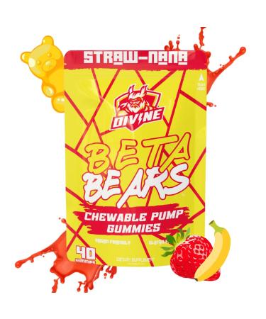 The Best Tasting Pump Gummy for Men & Women | Intense Increased Endurance Muscular Strength & Pumps | Stackable Pre Workout Gummies | 40 Gummies 10 Servings