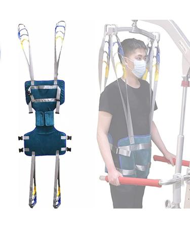 Patient lift lifting transfer belt Full body belt Deactivated Safe rehabilitation gait trainer Stair slide Transfer belt for the elderly Disabled (Size : M) Medium