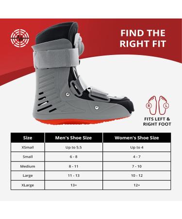 ManaMed Royal Boot Air Short CAM Boot - Small | Orthopedic Walking Boot with Air Pump & Traction for Ankle Sprain, Broken Toe & Post Surgery - Buy Online on GoSupps.com