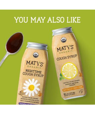 Buy Maty's Organic Mucus Cough Syrup - Honey, Thyme & Ginger | 6 fl oz - Buy Online on GoSupps.com