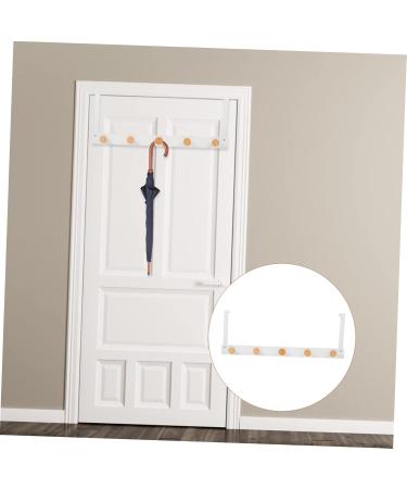 STOBAZA Rear The for Home Rack Door Hanging Organizer Back Over Towel Hook Punch- Clothing Punch 50X8cm White - Buy Online on GoSupps.com