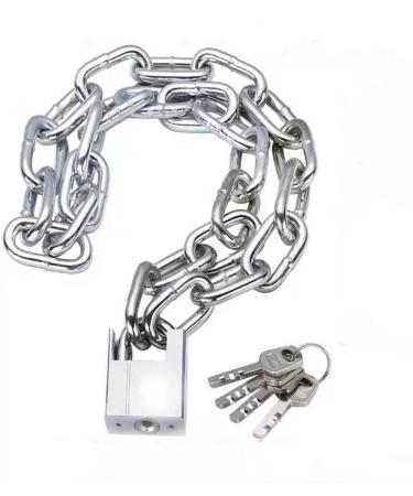 ArtnIndia Security Chain Lock,Bike Chain Lock, Premium Case-Hardened Security Chain ,Cannot Be Cut with Bolt Cutters Or Hand Tools, Ideal for Motorcycles, Bike, Generator, Gates ,Outdoor Furniture