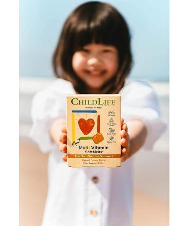 ChildLife Multi Vitamin SoftMelts | Natural Orange Flavor | 27 Tablets - Buy Online on GoSupps.com