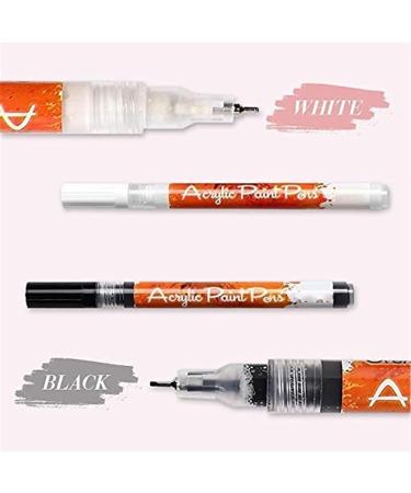 1/4pcs Nail Art Painting Pen Set - Quick Dry Acrylic Graffiti Pens for DIY Nail Beauty - 1mm Tip for Acrylic Natural & Gel Nails (4 Colors) - Buy Online on GoSupps.com