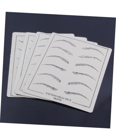 DOITOOL 6 pcs Permanent Skin Fake Microblading Cosmetic Practice Supply for Eyebrow Makeup - Buy Online on GoSupps.com