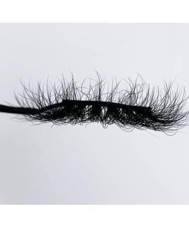 2Pair 28-30mm Long Mink Fur Handmade False Eyelashes - Fashion Fluffy Mink Lashes - Buy Online on GoSupps.com