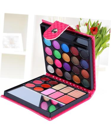 SKISUNO Eyeshadow Palette 1pcs 32 Makeup Palette Eyeshadow Pallet Eyeshadow Powder Eyeshadow Matt Eye Shadow Pearlescent Shell 1 count (Pack of 1) Rosy - Buy Online on GoSupps.com