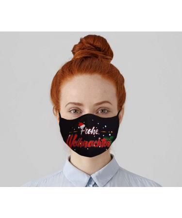Santa Magix Everyday Fabric Mask - Adjustable Washable Christmas Design for Men & Women | Oral Nose Protection with Filter | AM-213 - Buy Online on GoSupps.com