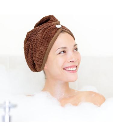 VALICLUD 2Pcs Hair Drying Hat - Quick Drying Absorbent Towel Cap for Effortless Hair Care - Buy Online on GoSupps.com