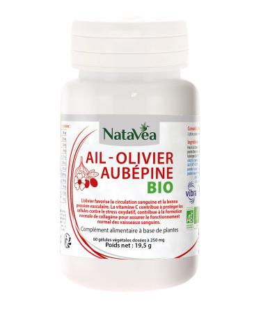 Natavea Garlic Olivier Hawthorn 60 Capsules