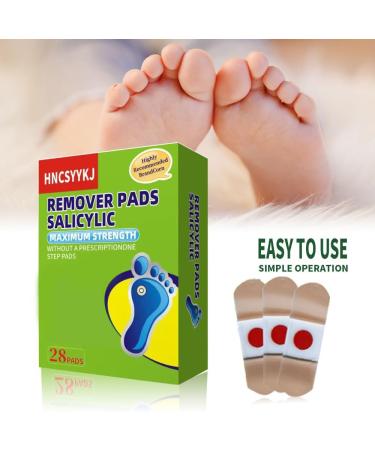 High Efficacy Corn Remover Pads - 28 Count for Effective Corn & Callus Treatment - Buy Online on GoSupps.com