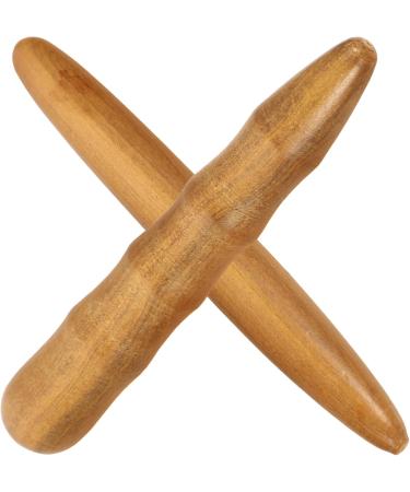 8-Piece Acupressure Wooden Massage Tool Set - Body Muscle Massager & Reflex Zone Scraper for Enhanced Relaxation - Buy Online on GoSupps.com