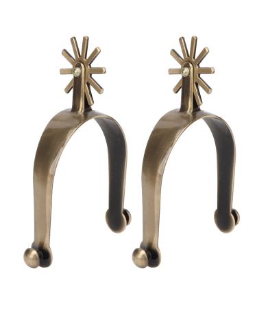 West Cowboy Spurs Vintage Western Spurs - Zinc Alloy Horse Spurs for Men Horse Riding Gear