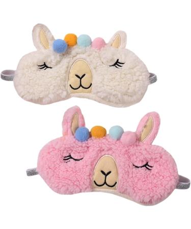 FOMIYES 10 Pcs Sherpa Fleece Eye Masks for Kids & Adults - Plush Travel Sleep Masks & Blindfolds - Perfect for Airplane Rides & Sleepovers - Buy Online on GoSupps.com
