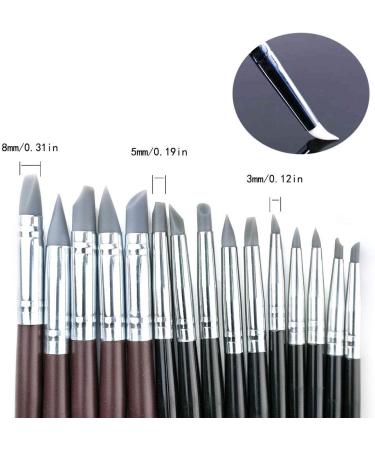 Hamineler 20Pcs Silicone Clay Sculpting Tools - Modeling Dotting & Carving Set - Buy Online on GoSupps.com