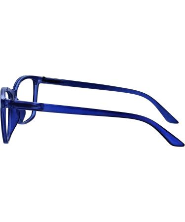 Buy Shining Bright Blue & Tortoise Reading Glasses - Men's 2-Pack Feather Hinges +1.50 Diopters - Buy Online on GoSupps.com