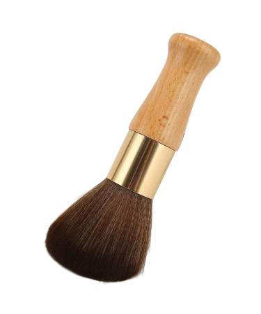 Barber Neck Duster Brush Fine Workmanship Face Neck Duster Sturdy Handle Skin Friendly Nylon Bristles for Salon