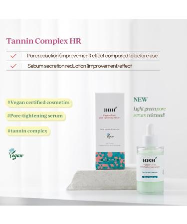 BBH Passion Fruit Pore Tightening Serum | Pore Minimizer Serum | Oily & Dry Skin All Natural Vegan Korean Skin Care & K - Beauty Secret | Non Comedogenic Suitable for All Skin Types 1.69fl oz - Buy Online on GoSupps.com