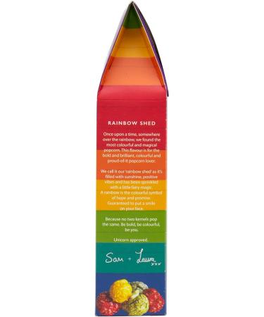 Popcorn Shed Gourmet Gluten Free Vegetarian Snack, Vanilla Rainbow 80g - Pack of 1 - Buy Online on GoSupps.com