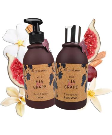 Di Palomo Wild Fig & Grape Bath & Body Gift Set - 8 oz Lotion & Shower Gel - Buy Online on GoSupps.com