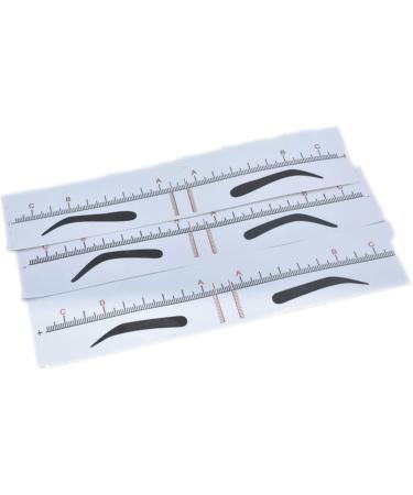 AJOIDR Convenient Accurate Eyebrow Shaping Template Balance Extension Guide Measuring Tool AchievePerfect Brow Shape Adjustable 2# - Buy Online on GoSupps.com