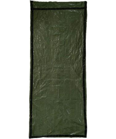 Survival Frog Tact Bivvy 2.0: Compact Waterproof Emergency Sleeping Bag with Carabiner & Survival Whistle - Lightweight Thermal Bivy Sack Cover in Tactical Green - Buy Online on GoSupps.com