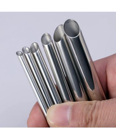 316L Surgical Stainless Steel 2G Receiving Tubes for Piercing Needles - Ear, Nose, Septum, Belly, Cartilage Piercing Tool (6mm) - Buy Online on GoSupps.com
