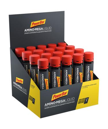 Powerbar Amino Mega Liquid Ampoules 20x25ml - Food supplement with whey protein hydrolysate and all essential amino acids