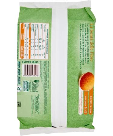  Italian Gourmet E.R. Mulino Bianco Camille Cornetti Plumcake No Added Sugar Rich in Dietary Fiber Snack Cake Brioche + Italian Gourmet Pulp 400g - Buy Online on GoSupps.com