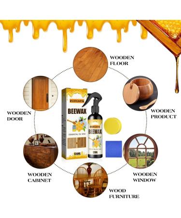 Natural Beeswax Spray Cleaner | Molecularized Furniture Wax for Cabinets & Floors - Buy Online on GoSupps.com