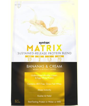Syntrax Matrix 2.0 Bananas and Cream Whey Protein 2.00 Pounds