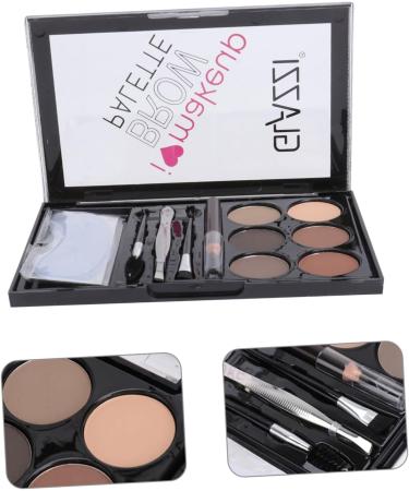 Didiseaon 5 Sets Eyebrow Powder Set Beauty Tools Eye Shadow Make up Palettes Abs Eyebrow Stickers Cosmetic - Buy Online on GoSupps.com