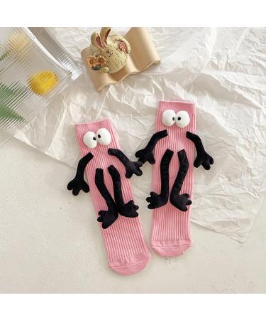 PHILISENMALL Couple Holding Hands Socks - Magnetic 3D Doll Socks for Lovers - Buy Online on GoSupps.com
