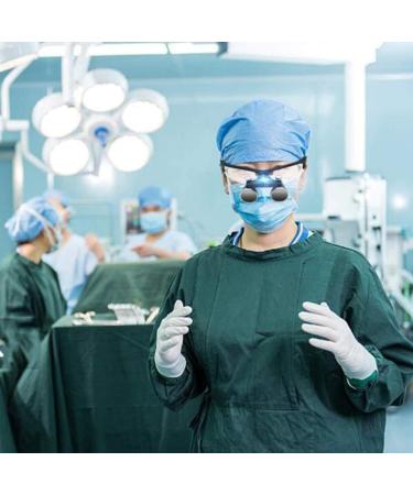 Magnifier Magnifying Eye Glasses with Light Surgery Dental Binocular Loupes 3.5X Magnifier Magnifying Eye Glasses + Head Lamp for Close Work with Handy Carry Case - Buy Online on GoSupps.com