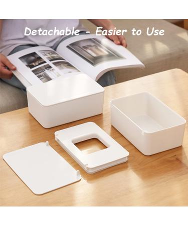 Seposeve Wipes Dispenser - Refillable Wipe Holder for Baby & Adult | Keeps Wipes Fresh | Easy Open/Close Pouch Case | White - Buy Online on GoSupps.com