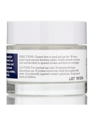 Elastalift Renewing Night Cream | Brightening Vitamin C & Hyaluronic Acid Moisturizer | Oil-Free Overnight Facial Treatment | 1.75 Fl Oz - Buy Online on GoSupps.com