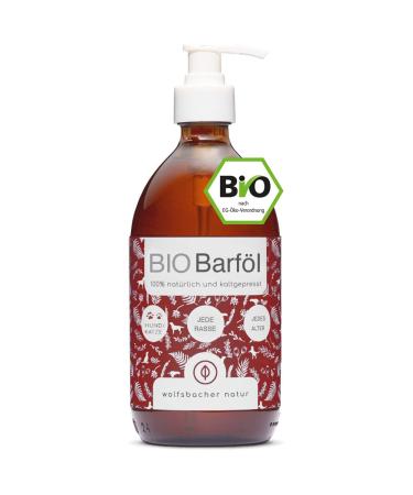 Organic barf feed oil for dogs and cats 500ml cold pressed out |Hemp oil linseed oil evening primrose oil chia oil pumpkin seed oil olive oil |Organic from Germany-rich in vitamin-e barf oil de- ko-060 - Buy Online on GoSupps.com