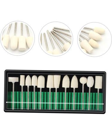 minkissy 1set Nail Polish Grit File Sanding Rings Electric Nail Filer Nail Kits Nail Art Polishing Heads Sand Nail Drill Head Diamond Drill Bit Nail File Bit Remover Wool Pedicure To Rotate - Buy Online on GoSupps.com