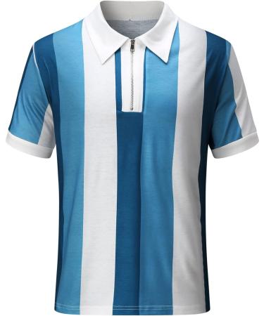 Men's Muscle T-Shirt & Short Set | Summer Workout 2 Piece Tracksuit - Blue-3 Medium - Buy Online on GoSupps.com